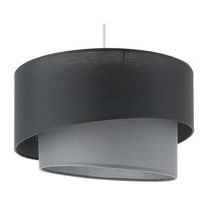 pendant lamp / contemporary / cotton / anthracite
