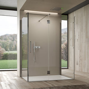 glass shower cubicle