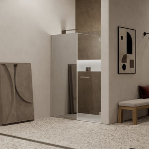 glass shower cubicle