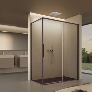 glass shower cubicle