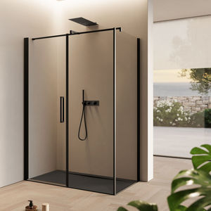 glass shower cubicle