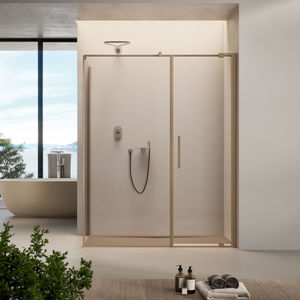 glass shower cubicle