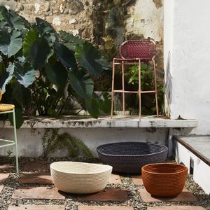 natural fiber storage basket