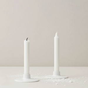porcelain candle holder