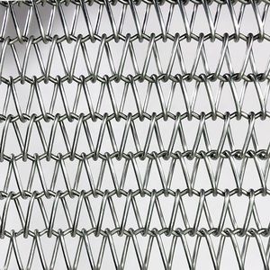 Wire Curtain Wall Mesh Xy A Hebei Shuolong Metal Products Co Ltd Iron Twisted Panel