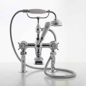 double-handle shower mixer tap