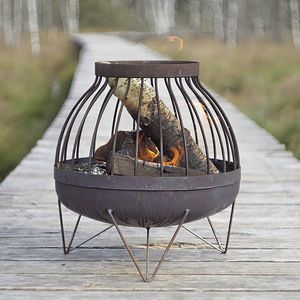 wood-burning fire pit