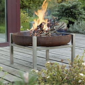 wood-burning fire pit