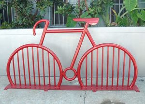 floor-mounted bike rack