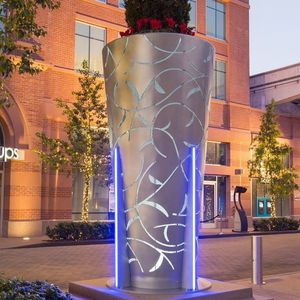 aluminum planter