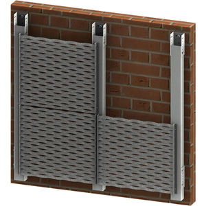 aluminum ventilated facade