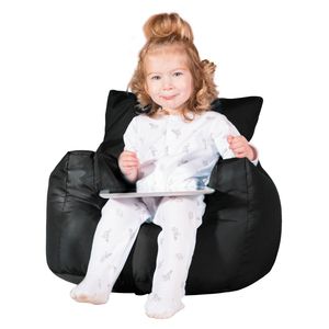 contemporary bean bag / canvas / child's / black