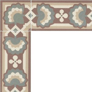 porcelain border tile