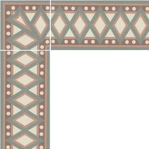 porcelain border tile