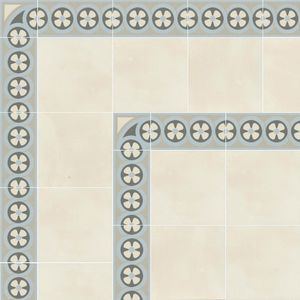 porcelain border tile