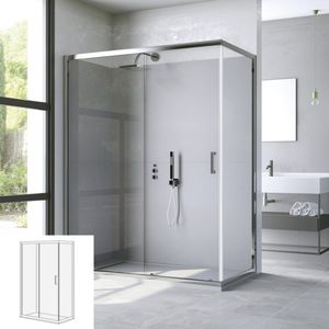 fixed shower screen