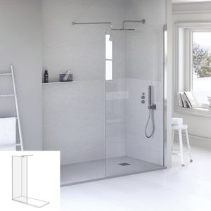 fixed shower screen