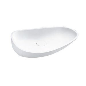 countertop washbasin / conical / Solid Surface / contemporary