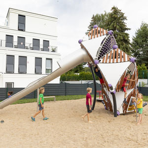 playground play structure / for public entity / for public buildings / wooden
