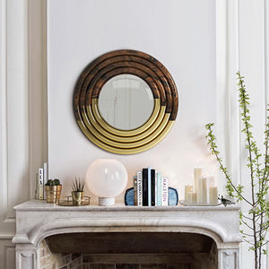 wall-mounted mirror