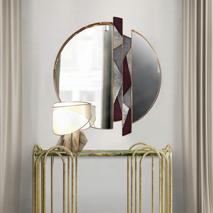wall-mounted mirror