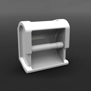 wall-mounted toilet roll holder 1