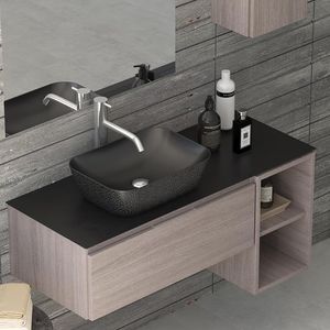 free-standing hand basin / porcelain / commercial