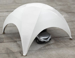 PVC carport / for parking lots / precast