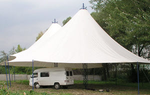 fabric shade structure