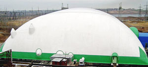 inflatable structure for industrial applications