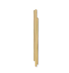 polished brass furniture handle