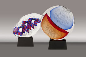 blown glass sculpture