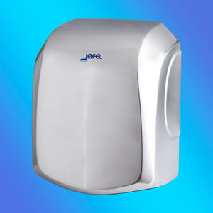 automatic hand dryer / wall-mounted / stainless steel / high-speed