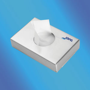 wall-mounted sanitary bag dispenser / stainless steel / commercial