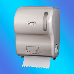 wall-mounted toilet paper dispenser / steel / ABS / commercial