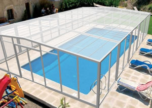 high swimming pool enclosure