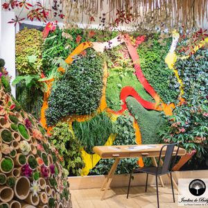 preserved green wall