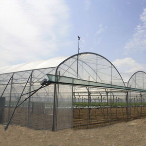 commercial greenhouse / plastic / steel frame