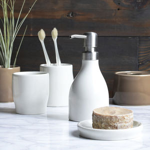 free-standing soap dispenser
