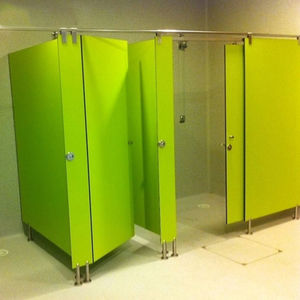 high-pressure laminate washroom shower cubicle