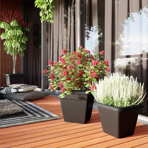 polypropylene garden pot / square / home