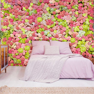 flower green wall