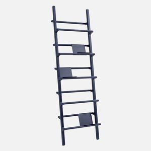 magazine shelf / contemporary / ash / steel
