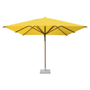 commercial patio umbrella / stainless steel / bamboo / wind-resistant