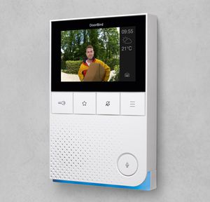 white video door intercom