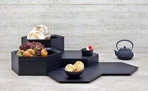 countertop display rack / food / wooden / for restaurants