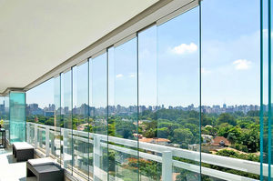 sliding and stacking patio door