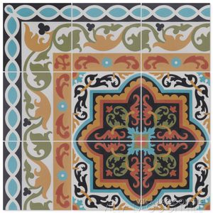 cement border tile
