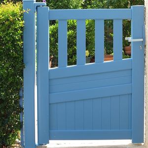 thermo-lacquered aluminum garden gate