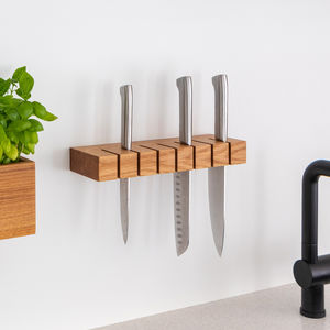 solid wood knife block